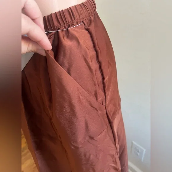 a new day Asymmetrical Brown Skirt - Picture 7 of 12